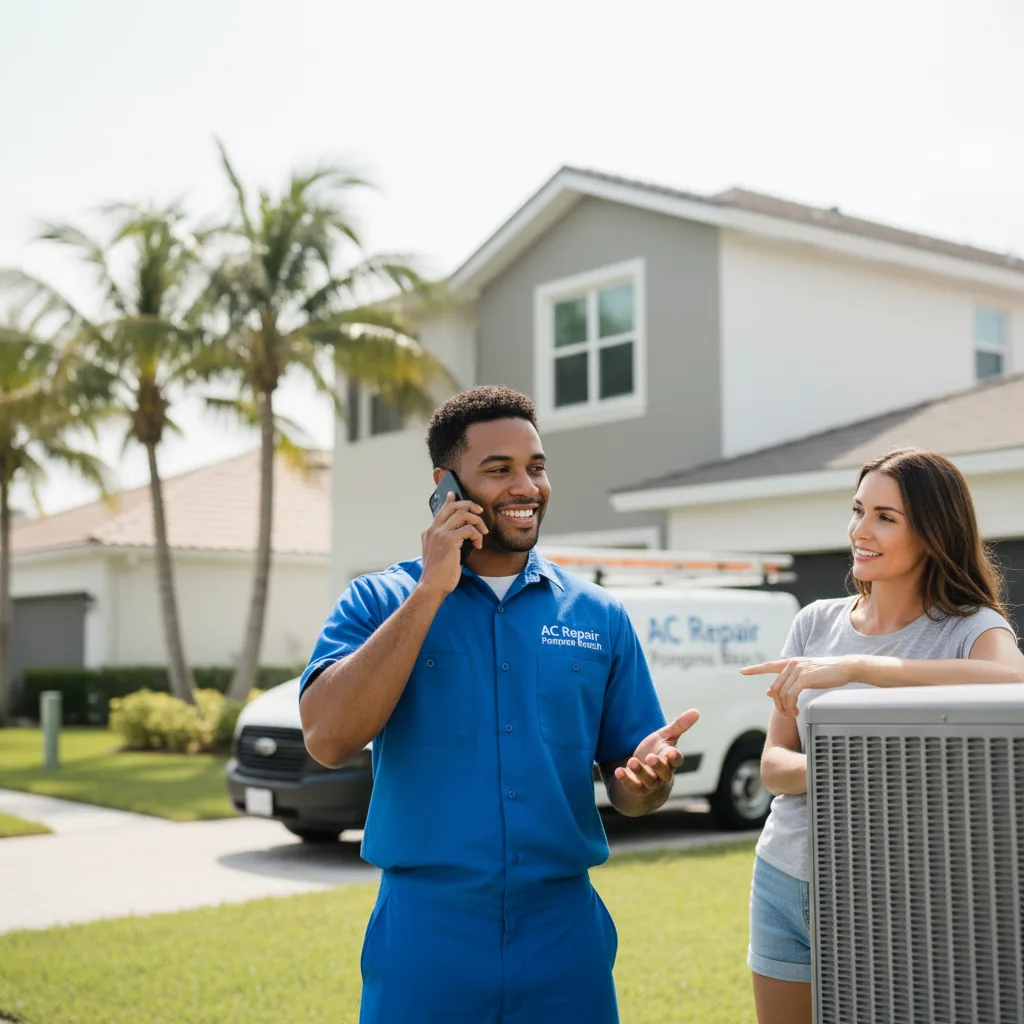 AC Repair Pompano Beach customer support in Rescue